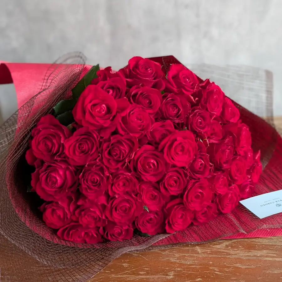 Red Rose Bouquet for a Proposal – 40 Roses