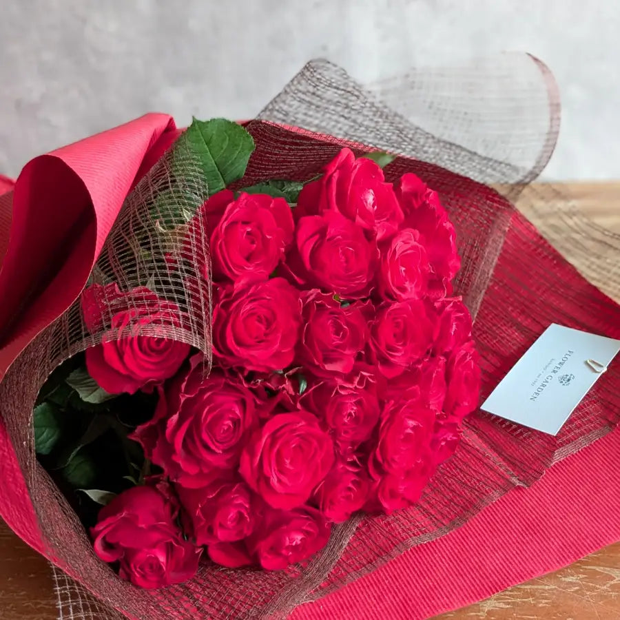 Red Rose Bouquet for a Proposal – 24 Roses